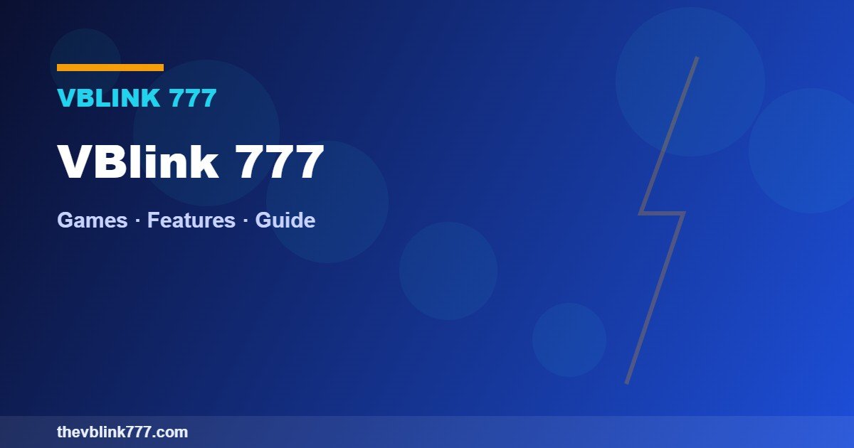 VBlink 777 games and features