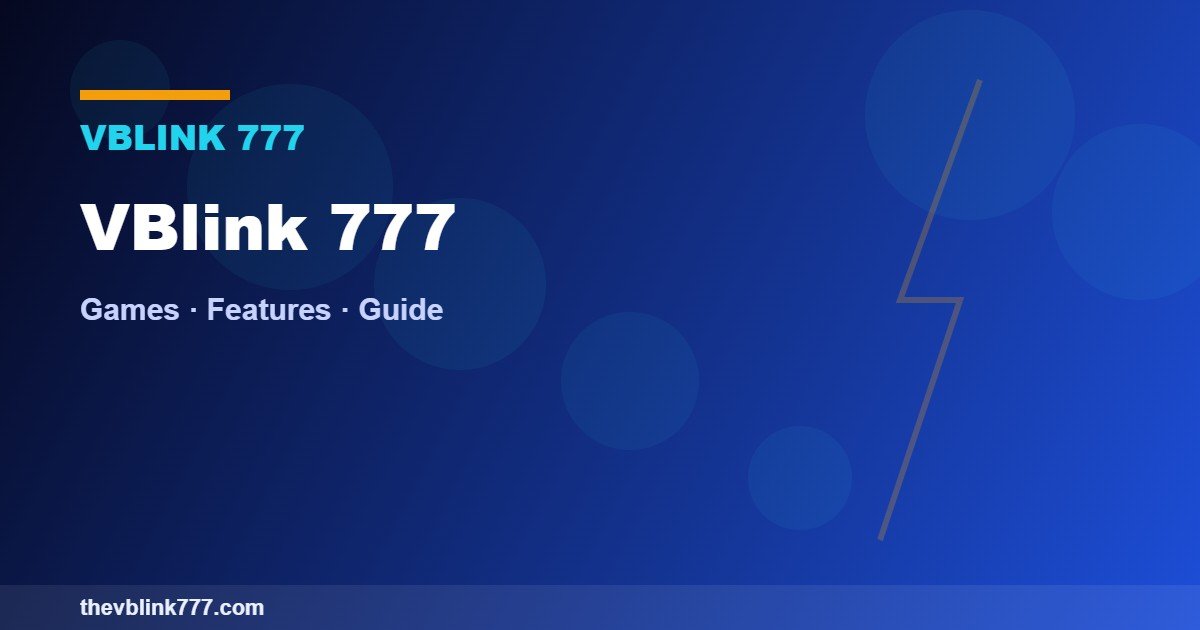 VBlink 777 games and features